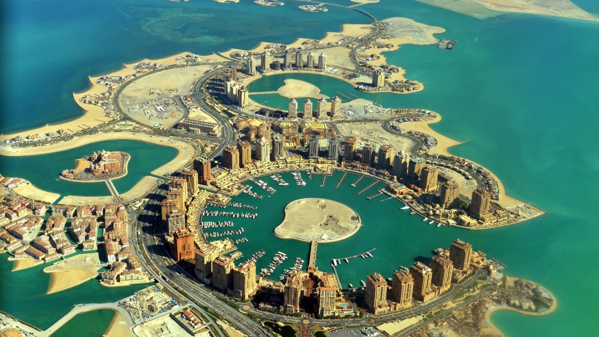Palm Jumeirah Aerial View